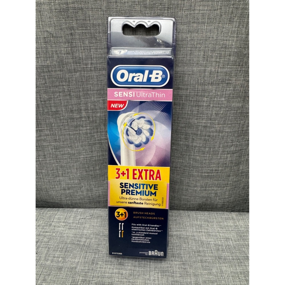 Oral-B Sensi UltraThin replacement toothbrush heads EB60 4 pack